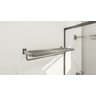 Toalheiro de Banho Banheiro Hotelaria Triplo 63,1cm Tessalia em Aço Inox Polido Brilhante Stainless - 5