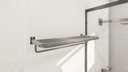 Ver imagem 5 de Toalheiro de Banho Banheiro Hotelaria Triplo 63,1cm Tessalia em Aço Inox Polido Brilhante Stainless