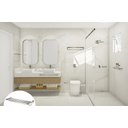 Ver imagem 3 de Toalheiro de Banho Banheiro Hotelaria Triplo 63,1cm Tessalia em Aço Inox Polido Brilhante Stainless