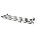 Ver imagem 6 de Toalheiro de Banho Banheiro Hotelaria Triplo 63,1cm Tessalia em Aço Inox Polido Brilhante Stainless