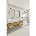 Ver imagem 4 de Toalheiro de Banho Banheiro Hotelaria Triplo 63,1cm Tessalia em Aço Inox Polido Brilhante Stainless