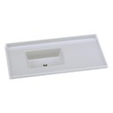 Ver imagem 1 de Pia de Cozinha Mármore Sintético 100x53cm Multimóveis CR20478