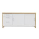 Ver imagem 5 de Conjunto Mesa Executiva e Balcão Wycombe Carvalho Branco