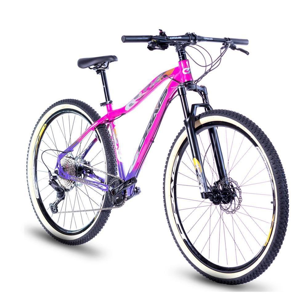 Bicicleta 12 Velocidade Drais Aro 29 Chillout Shimano 17" Pink/Roxo - 321 - 2