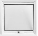 Ver imagem 1 de Janela de Aluminio Maxim-ar 1°seção Abertura 90° Linha Premium:0,60 X 0,60/branco