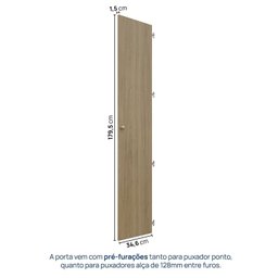 Kit Porta Módulo 70cm X 180cm Frame Cabecasa Madeiramadeira - 3