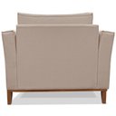 Ver imagem 5 de Kit 2 Poltronas Decorativas Balli Pes Madeira Linho Areia Ezz Areia