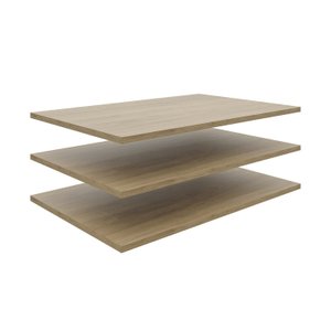 Kit 3 Prateleiras 70cm Frame Cabecasa Madeiramadeira