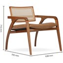 Ver imagem 3 de Poltrona para Sala de Estar em Madeira de Jequitibá