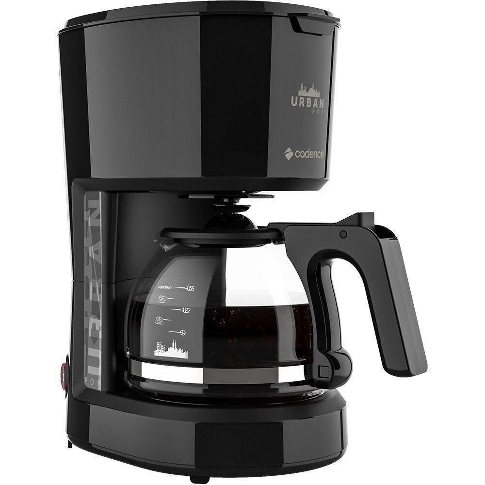 Cafeteira Elétrica Cadence Urban Pop 15 Xícaras Jarra de Vidro CAF310 Preto 127V - 2