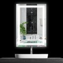 Ver mais imagens de Espelho Jateado Iluminado com Led Frio e Touch 100x50cm Vertical