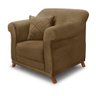 Poltrona Amsterdam Suede Caramelo - Lucadi Home - 1
