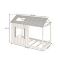 Ver imagem 3 de Cama Infantil Montessoriana Cabana Pkolino Cinza/Off White