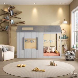 Cama Infantil Montessoriana Cabana Pkolino