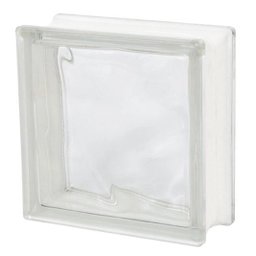 Caixa C/6 Bloco de Vidro Ondulado 19x19x8cm - 1