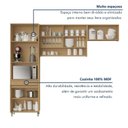 Ver imagem 5 de Cozinha Completa Simone Mendes 3 Peças 7 Portas 1 Gavetas