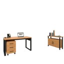 Ver imagem 2 de Mesa de Escritório com Gaveteiro + Aparador P/ Café 100% Mdf
