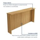 Ver imagem 6 de Cozinha Completa Condessa 6 Peças 11 Portas 2 Gavetas Marrom/Carvalho/Greige