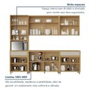 Ver imagem 4 de Cozinha Completa Condessa 6 Peças 11 Portas 2 Gavetas Marrom/Carvalho/Greige
