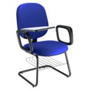 Ver imagem 1 de Cadeira Universitária com Prancheta para Escolas Linha Uno Azul