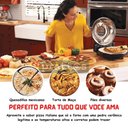 Ver imagem 7 de Forno de Pizza Elétrico Completo Italiano para Cozinhar em Casa com a Família Vermelho 220v