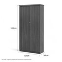 Ver imagem 3 de Armário Multiuso 02 Portas Línea Azul