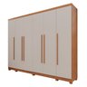 Guarda-Roupa Casal 6 Portas 6 Gavetas com Pés Angra - 4