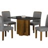 Conjunto Sala de Jantar Mesa Sofia 4 Cadeiras Jade - 2