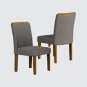 Ver imagem 7 de Conjunto Sala de Jantar Mesa Sofia 4 Cadeiras Jade