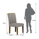 Ver imagem 5 de Conjunto Sala de Jantar Mesa Sofia 4 Cadeiras Jade