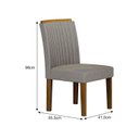 Ver imagem 4 de Conjunto Sala de Jantar Mesa Sofia 4 Cadeiras Jade