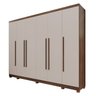 Guarda-Roupa Casal 6 Portas 6 Gavetas com Pés Angra - 4