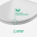 Ver imagem 3 de Assento Sanitario Deca 1.6gpf/6lpf Cinza Escuro Monte Carlo Mdf Sicmol