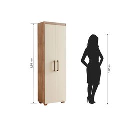 Armário Multiuso Casal Turim c/ 2 Portas Rovere - Conquista - 3 Armário Multiuso Casal Turim c/ 2 Portas Rovere - Conquista - 3