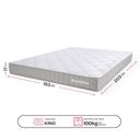 Ver imagem 2 de Colchão King Duo Ortopédico D33 À Vácuo 193x203x17cm Bf Colchões