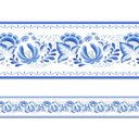 Ver imagem 1 de Faixa Decorativa - Floral Azul Portugues 1