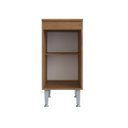 Ver imagem 3 de Balcão para Cozinha 40cm 1 Porta Athena Móveis Cinza/Freijo