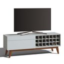 Ver imagem 1 de Rack Classic Ad 1.4 Branco Acetinado - Imcal Móveis
