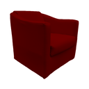 Ver imagem 3 de Poltrona Decorativa Tilla Suede Bordô - Leal Decorados