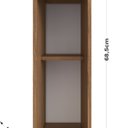 Ver imagem 2 de Nicho Inferior 68,5cm x 54cm x 20cm Athena Marrom