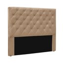 Ver imagem 1 de Cabeceira Dora Queen Fixação no Box Estrutura Mdf-mdp Suede Creme Loja Sheep
