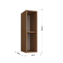 Ver imagem 2 de Nicho Superior 60CFM X 30cm x 20cm Athena Marrom