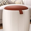 Ver imagem 4 de Puff Gourmet Banqueta Moisés para Sala, Quarto ou Escritório - Off White