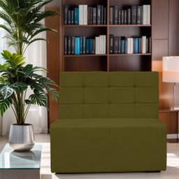 Canto Alemão Confortável para Apartamento Cozinha e Restaurantes Suede Tabaco - 3