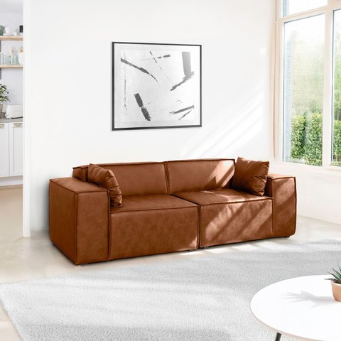 Sofá 2 Lugares 220cm Baobá CabeCasa MadeiraOriginals