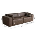 Ver imagem 3 de Sofá 2 Lugares 260cm Baobá CabeCasa MadeiraOriginals