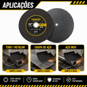 Ver imagem 7 de 5X Disco de Corte 12 Polegadas X 1'' Policorte - Tubarao