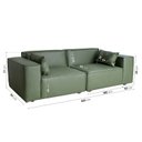 Ver imagem 3 de Sofá 2 Lugares 260cm Baobá CabeCasa MadeiraOriginals