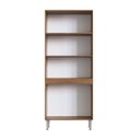 Ver imagem 3 de Paneleiro Modulado 4 Portas 204cm x 80,2cm x 32cm Athena Cinza/Freijo