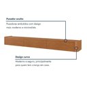 Ver imagem 7 de Conjunto Union Painel com Nicho 3 Gavetas MDF Natural 234cm Mavaular Móveis